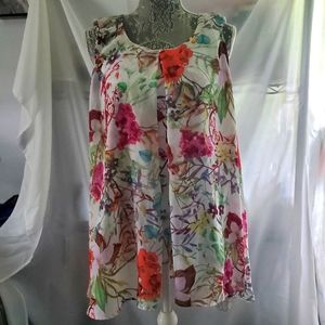 Flowy Floral Tank Top
